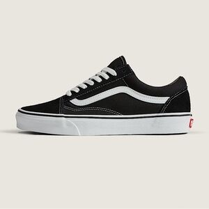 Vans Black and White Low-Top Sneakers